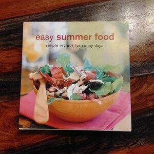 Easy Summer Food recipe book, simple recipes for sunny days - hardcover cookbook